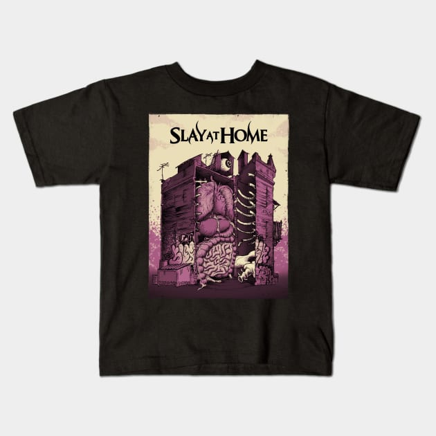 Slay At Home Festival Finale Shirt Kids T-Shirt by Slay At Home Festival 